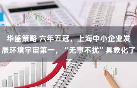 华盛策略 六年五冠，上海中小企业发展环境宇宙第一，“无事不扰”具象化了