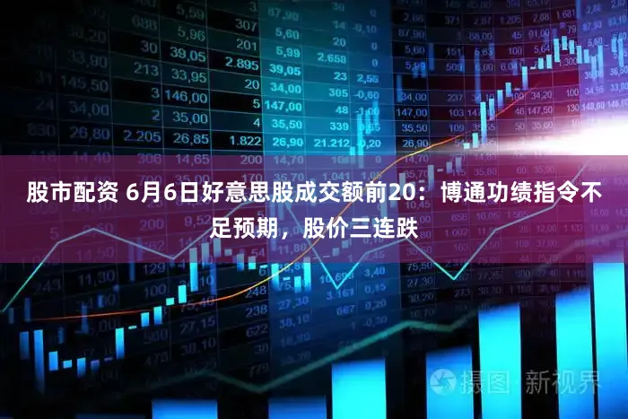 股市配资 6月6日好意思股成交额前20：博通功绩指令不足预期，股价三连跌