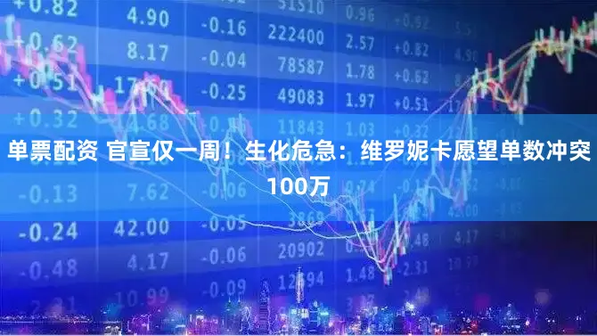 单票配资 官宣仅一周！生化危急：维罗妮卡愿望单数冲突100万