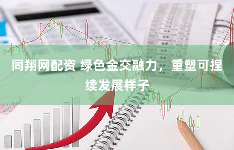 同翔网配资 绿色金交融力，重塑可捏续发展样子
